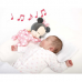 TAKARA TOMY Babe Minnie Мягкая игрушка для младенцев "Issho ni Nene" Бэби Мини расслабляет ребенка мелодиями и звуками, для девочек