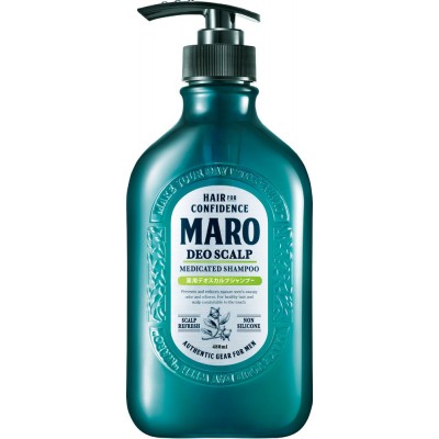 MARO Deo scalp Лечебный шампунь для мужчин от перхоти зуда и запаха 480 мл