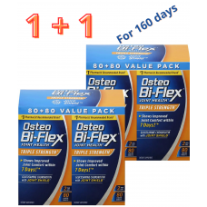 Osteo Bi-Flex Joint Health Triple Strength Glucosamine with Vitamin С, 4pk x 80 ( 320CT) 
