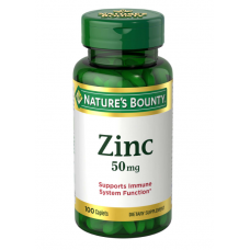Nature's Bounty® Zinc 50 mg, 100 Caplets