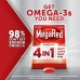 MegaRed Advanced 4 in 1 Omega-3 Fish、500 Mg、25 Ct  