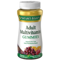 Nature's Bounty Adult Multivitamin Gummies/アダルトマルチビタミンガミー,75ガミー