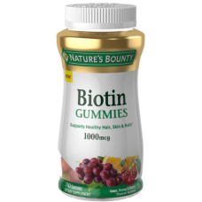 Nature's Bounty Biotin Gummies / БИОТИН, 1000 мкг, 110 жевательных мармеладок