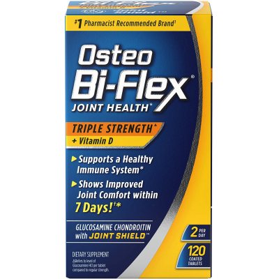 Osteo Bi-Flex, ジョイント・ヘルス、トリプル・ストレングス、ビタミンD入り、コーティッド・タブレット 120 錠