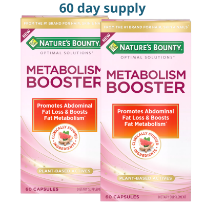 Nature's Bounty Optimal Solutions Metabolism Booster 2 X 60 Capsules 