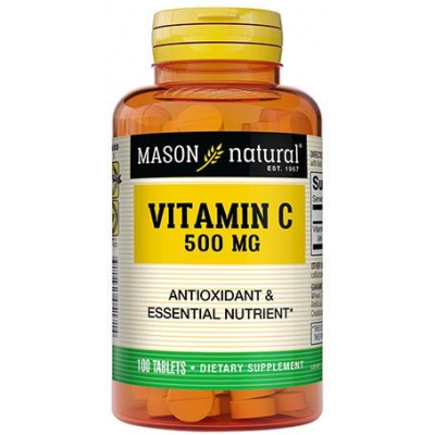 Mason Natural Vitamin C 500 Mg/ ビタミンC500 Mg、100 錠