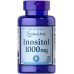 Puritan's Pride lnositol, Инозитол 1000 мг, 90 вегетарианских каплет