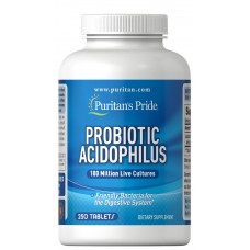 Puritan's Pride Probiotic Acidophilus, Пробиотик Ацидофилус, 100 миллионов живых культур, 250 таблеток