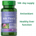 Puritan's Pride Milk Thistle 1000 mg 4:1 Extract (Silymarin), 180 Softgels