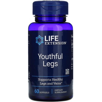 Life Extension Youthful Legs/, Молодость ног, 60 вегетарианских капсул