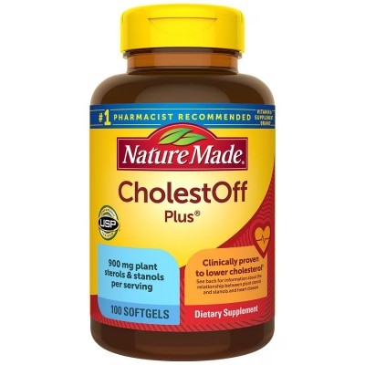 Nature Made CholestOff Plus Softgels Supplement, 100 Count