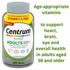 Centrum Silver Adults 50+ Multivitamins, 325 tab