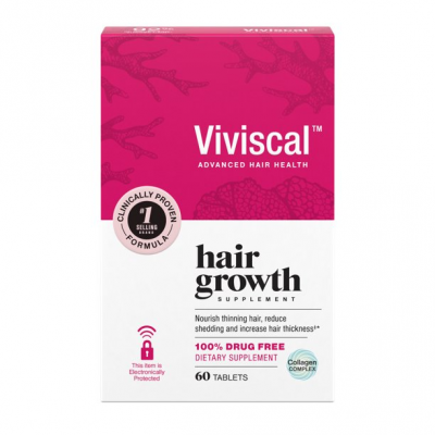 Viviscal Hair Growth Supplement 増毛効果、髪質向上を促進する女性用髪サプリメント,　60錠
