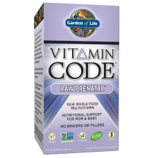 Garden of Life Vitamin Code Raw Prenatal Витаминный Код Сырой Пренатал, 180 вегетарианские капсулы