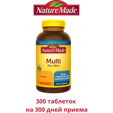 Nature Made Men's Multivitamin  Multi For Him/男性用マルチビタミン,ソフトジェル、300 tab