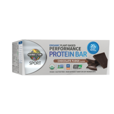 Garden of Life, Sport, Organic Plant-Based Performance Protein Bar, Chocolate Fudge, 12 Bars, 2.61 oz (74 g) each