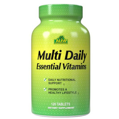 ALFA Vitamins マルチ デイリー ビタミン   毎日の必須ビタミン-120錠