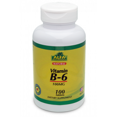 ALFA Витамин В-6 -100 таблеток 