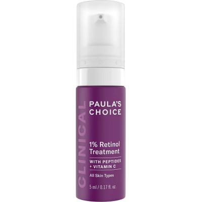 Paula’s Choice CLINICAL 1% RETINOL TREATMENT/ Средство для ухода за кожей, 1% РЕТИНОЛА,5 мл (маленькая упаковка)