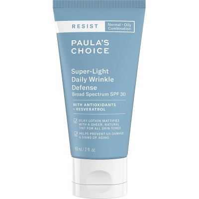 Paula’s Choice Resist SUPER-LIGHT　WRINKLE DEFENSE SPF 30 /レジスト・スーパーライトしわ防御SPF 30, （60 ml ）