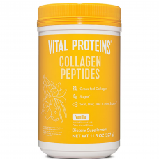 Vital Proteins с коллагеновыми пептидами со вкусом ванили, гидролизованный порошок коллагена, 327 г