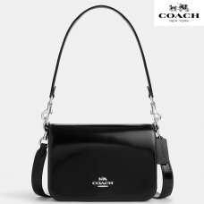 Coach Quinn Bag novelty leather/Silver/Black