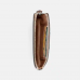 Coach Corner Zip Wristlet сумочка на запястье, коричневая с хаки