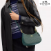 Coach Teri Shoulder Bag In Blocked Signature Leather Gold/Sage/Dark Turquoise