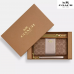 Coach Boxed Long Zip Around Wallet In Signature Canvas Gold/Tan/Light Champagne