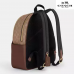 Coach Court Backpack In Signature Canvas Gold//Tan/Brown