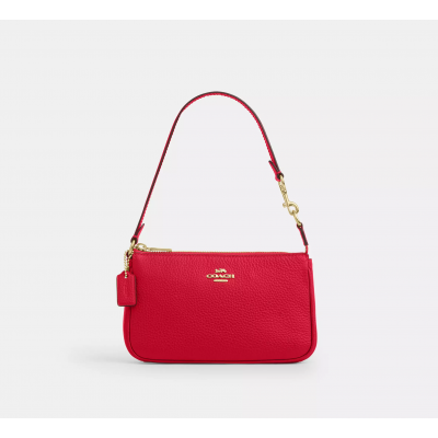 Coach Nolita 19 ペブルレザー/ゴールド/カーネーション