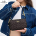 Coach Nolita 19 из фирменной канвас, золото,грецкий орех, черный