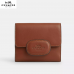 Coach Eliza Small Wallet With Leather Covered Closure Sv/Redwood