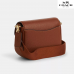 Coach Amelia Small Saddle Bag  Gold/Redwood