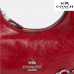 Coach Carmen Mini Crossbody Bag novelty leather/Silver/Red