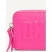 DKNY Keyfob сумочка- кошелек для карт с логотипом, розово-фиолетовый