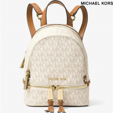 Michael KORS Rhea Mini Logo Backpack, vanilla