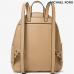 Michael KORS Brooklyn Medium Pebbled Leather Backpack CAMEL
