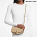 Michael KORS Mila Small Leather Shoulder Bag Camel