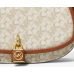 Michael KORS Mila Small Empire Signature Logo Shoulder Bag VANILLA/LUGGAGE