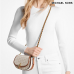 Michael KORS Mila Small Empire Signature Logo Shoulder Bag VANILLA/LUGGAGE