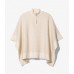 MICHAEL KORS KIDS Metallic Logo Knit Cape COLOR: IVORY