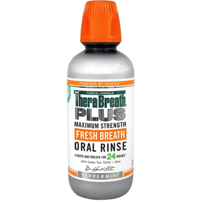 TheraBreath 24-Hour Plus Maximum Strength Fresh Breath Oral Rinse / 24時間プラス・フレッシュブレスオーラルリンス, 473 ml
