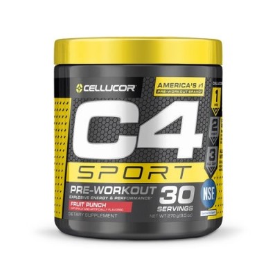 Cellucor C 4 Sport Pre-Workout Powder \Предтренировочный фруктовый пунш, 270 г