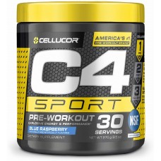 CELLUCOR C4 Sport Pre-Workout Powder Blue Raspberry, 9,5 oz (270 g)