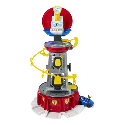 PAW Patrol, Mighty Pups Super PAWs Lookout Tower Playset with Lights and Sounds
