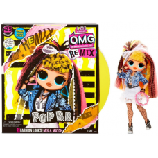 LOL Surprise O.M.G. Remix Pop B.B. Fashion Doll/ ЛОЛ Сюрприз ОМГ Ремикс модная кукла ПОП БиБи и 25 сюрпризов с музыкой