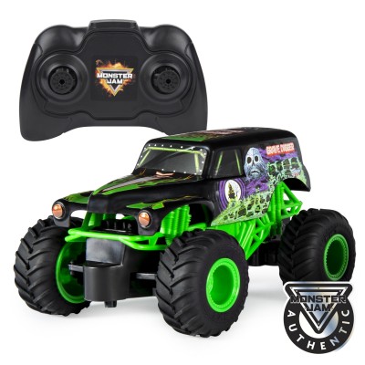 Monster Jam, Official Grave Digger Remote Control Monster Truck, 1:24 Scale, 2.4 GHz