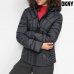 DKNY Women's Hooded Lightweight Puffer Black