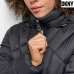 DKNY Women's Hooded Lightweight Puffer Black